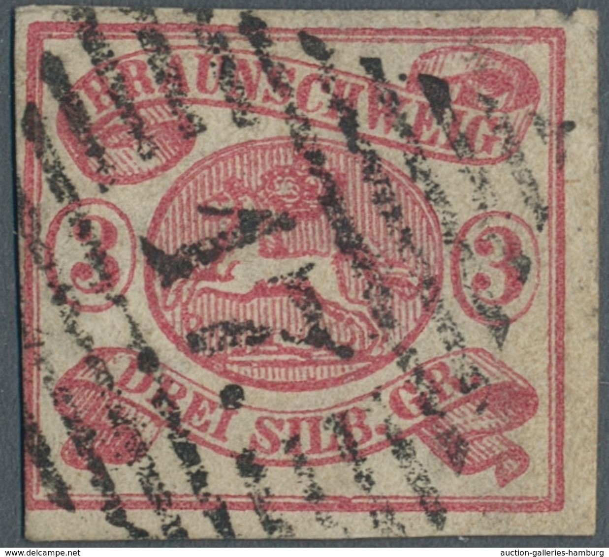 Braunschweig - Marken und Briefe: 1852/1865; ausserordentlich reichhaltige Sammlung der Markenausgab