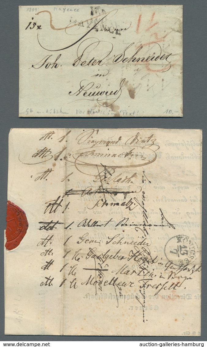 Thurn & Taxis - Vorphilatelie: 1788 Ff. - 31 Belege, Teils Mit Inhalt. Sehr Abwechslungsreiche Parti - Prephilately