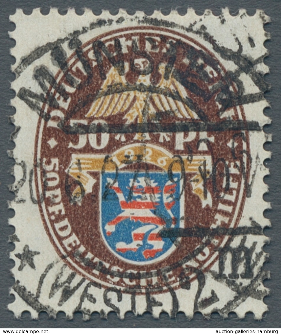 Deutsches Reich: 1872-1933 Gestempelte, Bessere, Bis Auf Wenige Ausgaben Kplt. Sammlung Mit Dienst, - Verzamelingen