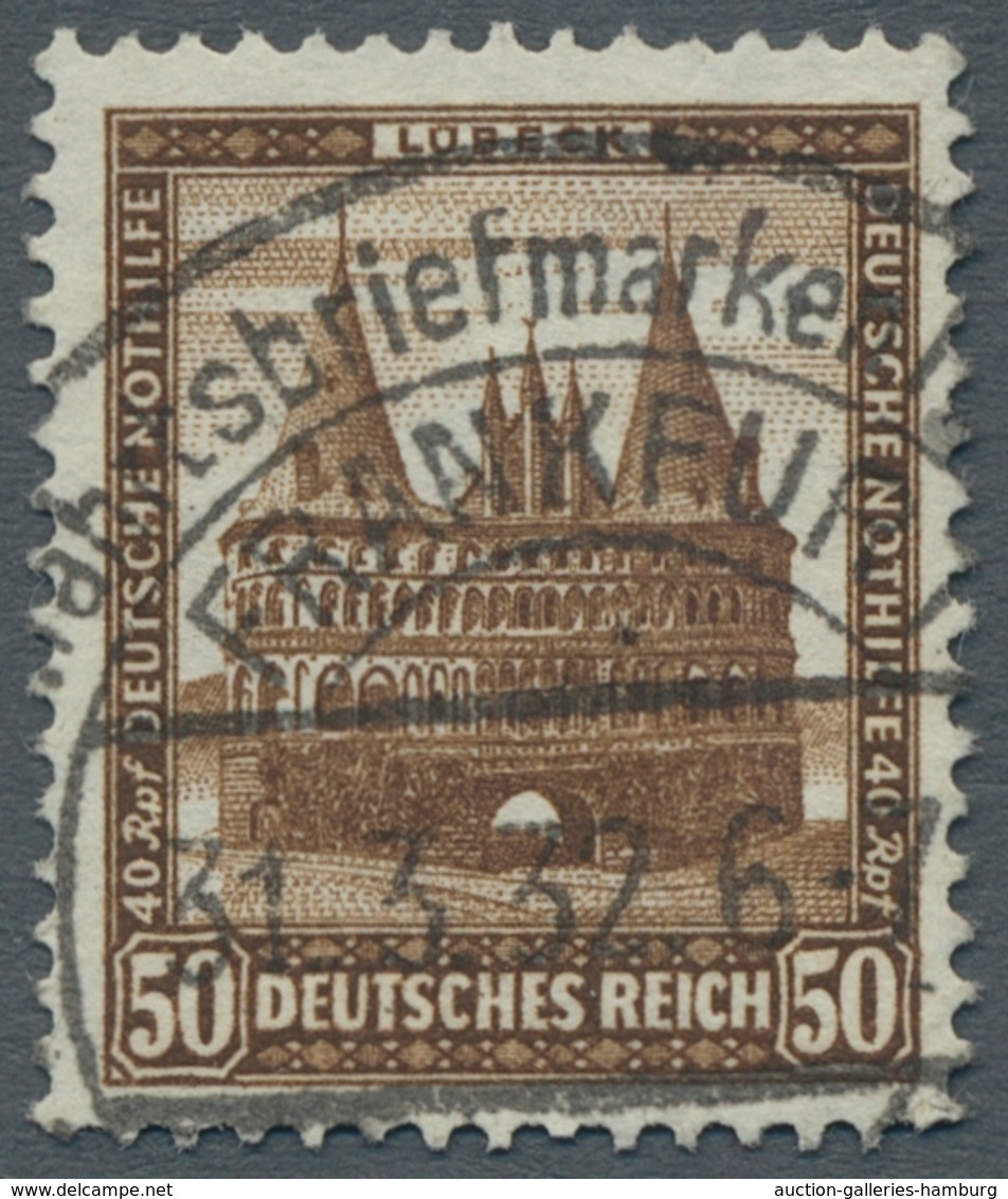 Deutsches Reich: 1872-1933 Gestempelte, Bessere, Bis Auf Wenige Ausgaben Kplt. Sammlung Mit Dienst, - Verzamelingen