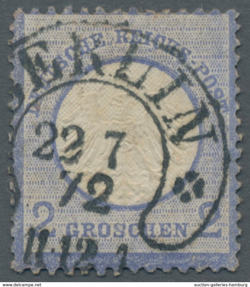 Deutsches Reich: 1872-1945, überwiegend sauber gestempelte Sammlung in 2 Lindner Alben. beginnend mi