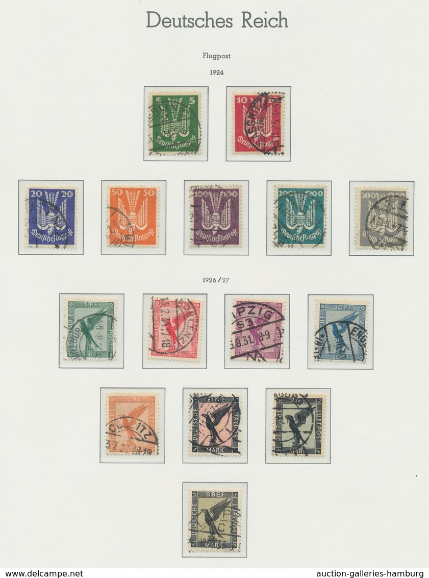 Deutsches Reich: 1872-1945, gestempelte Sammlung in einem Leuchtturm-Vordruckalbum mit einer Fülle v