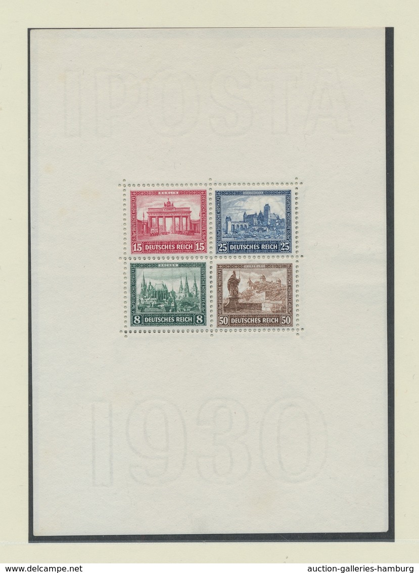 Deutsches Reich: 1923-1945, Reichhaltige überwiegend Postfrische Sammlung Ab Mi.Nr. 338 In Einem Lin - Colecciones