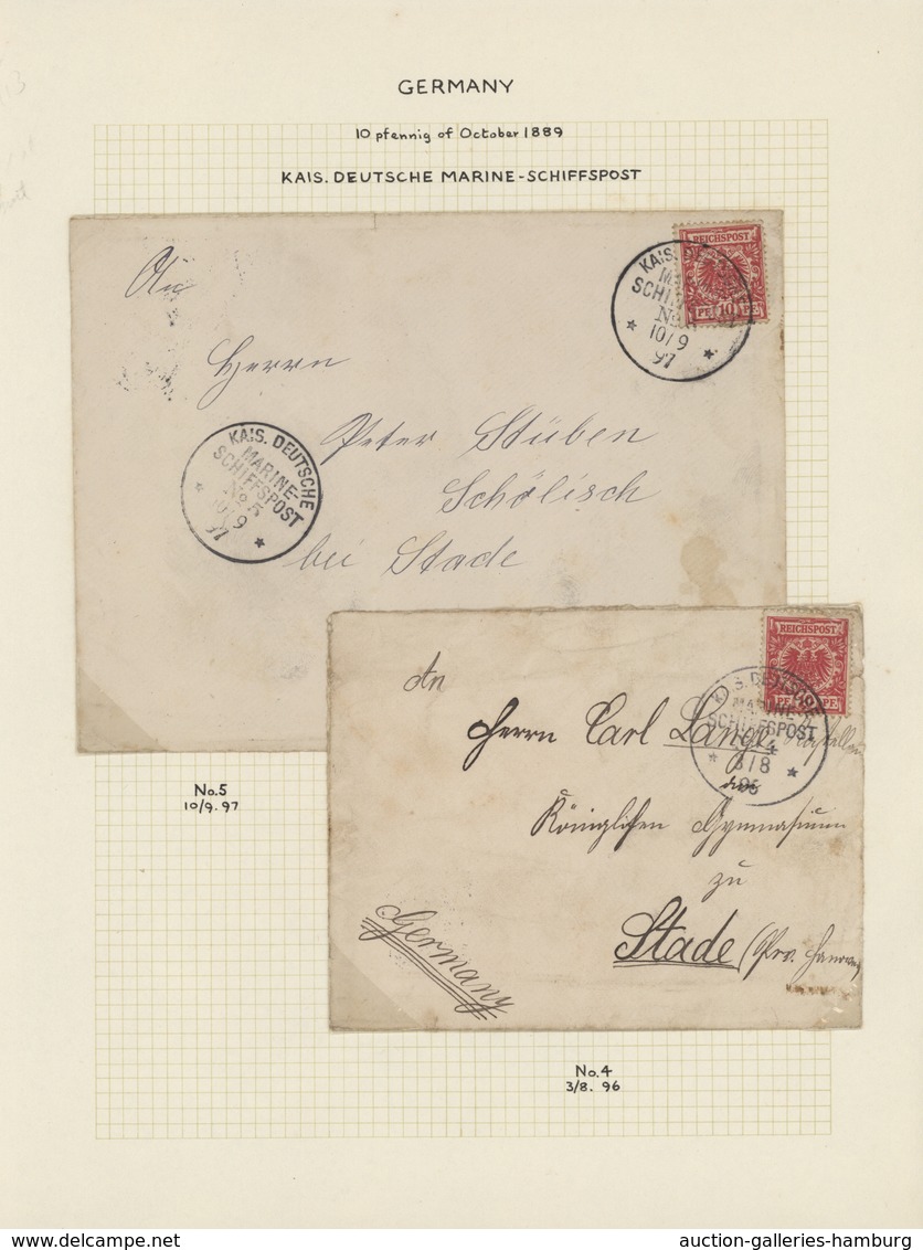 Deutsches Reich: 1890/1907, Sammlungspartie Von 18 Briefen Und Karten (plus Ein Brieffragment) Mit F - Colecciones
