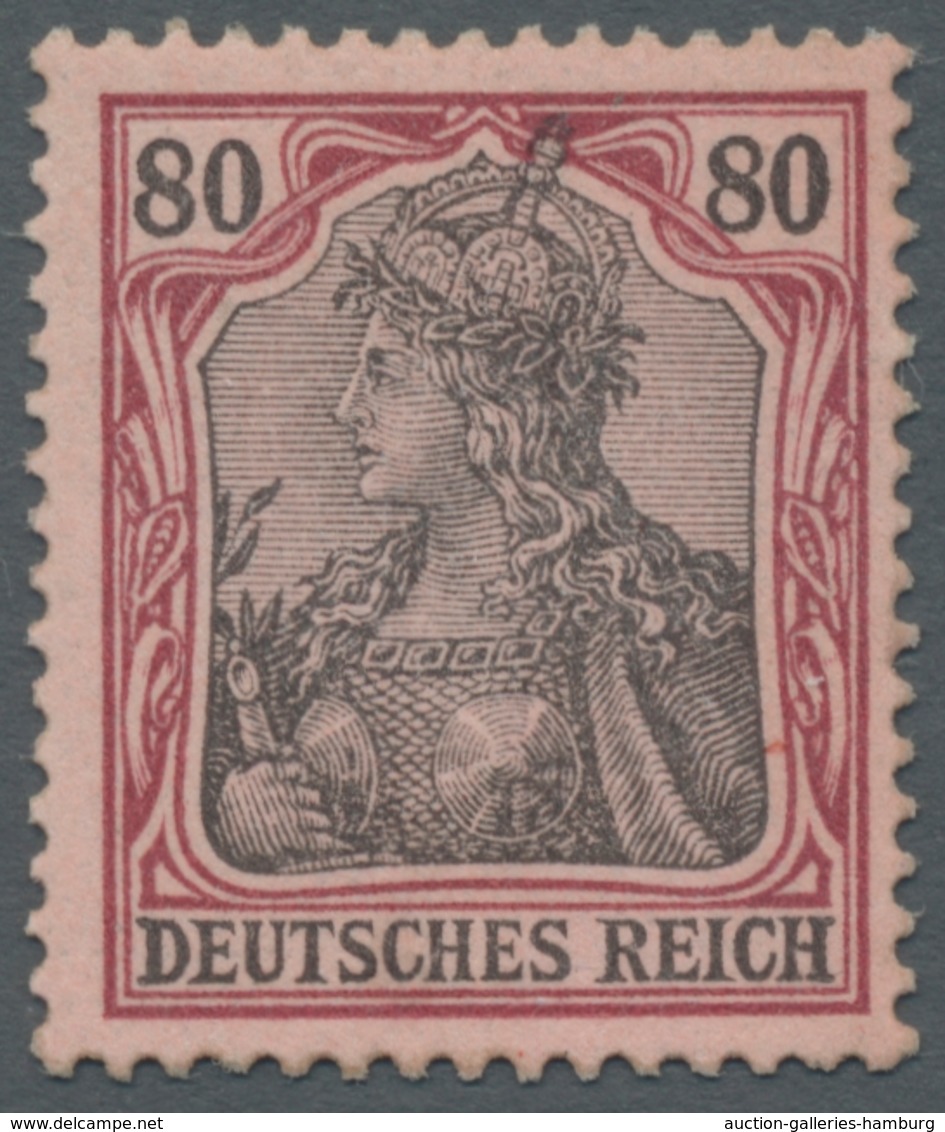 Deutsches Reich - Germania: 1900-1918, bessere postfrische und ungebrauchte Partie der Germania-Ausg