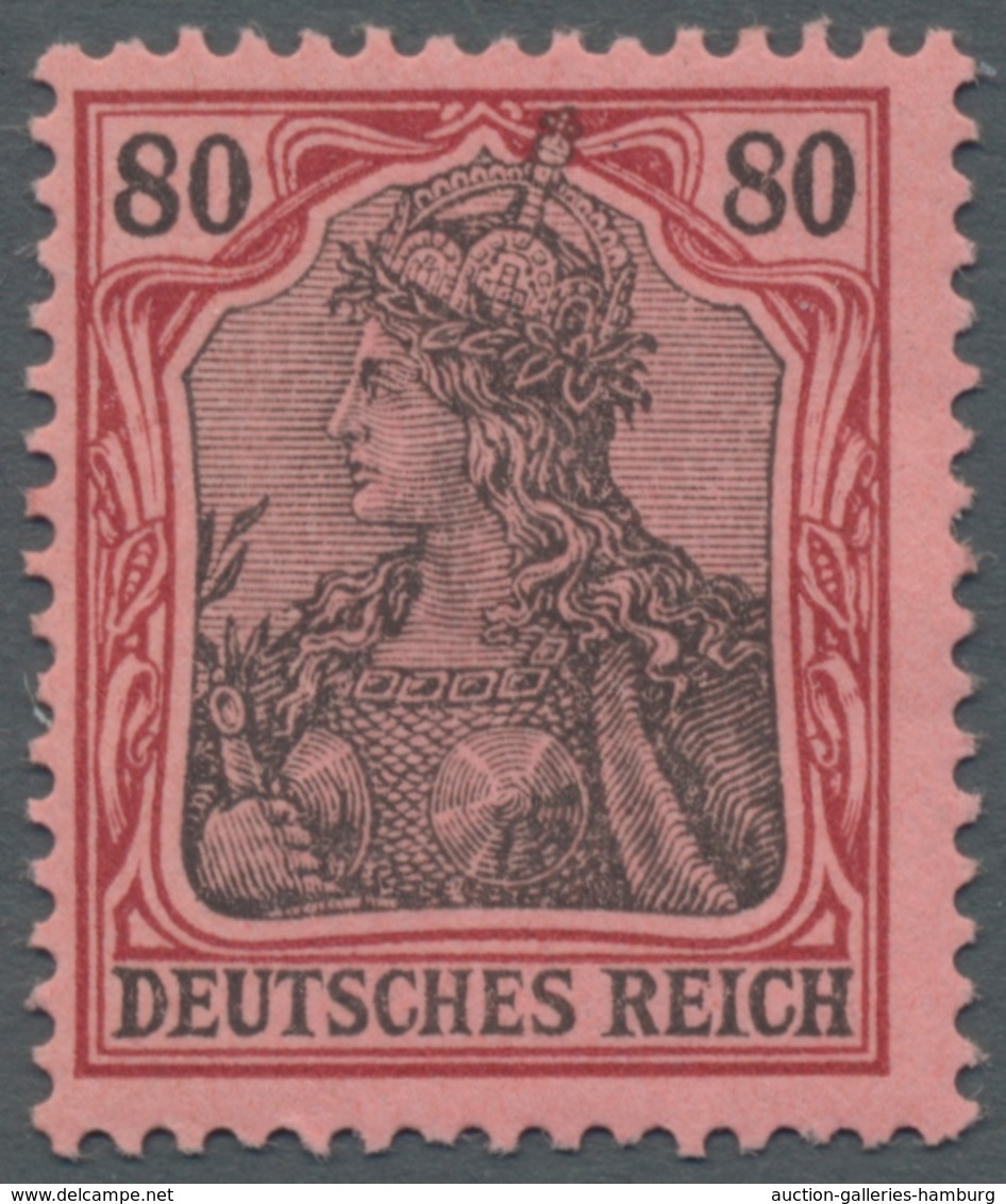 Deutsches Reich - Germania: 1900-1918, bessere postfrische und ungebrauchte Partie der Germania-Ausg