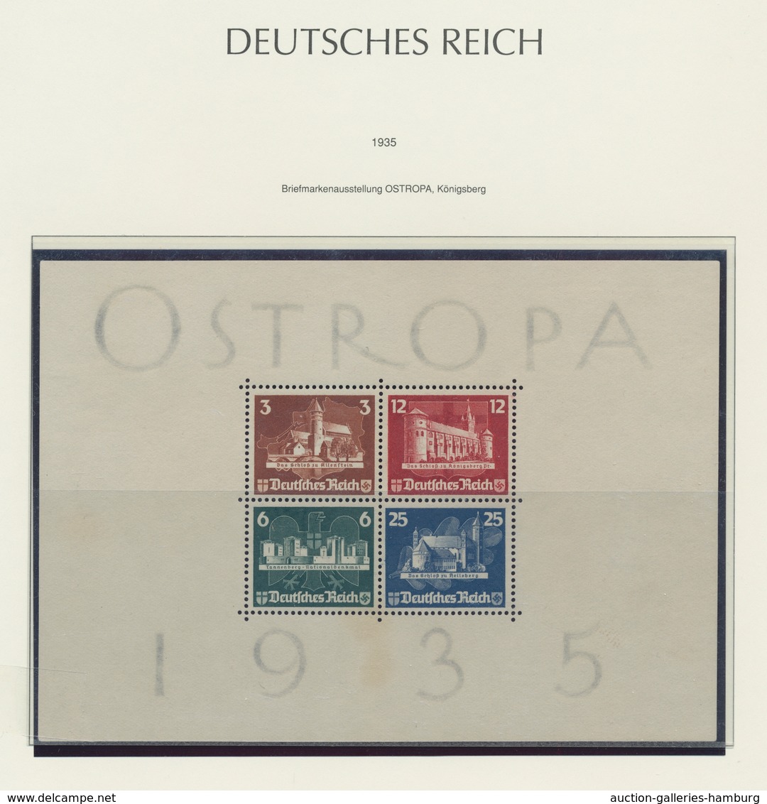 Deutsches Reich - 3. Reich: 1933-45, komplette Sammlung im neuwertigen "Leuchtturm-SF"-Vordruckalbum