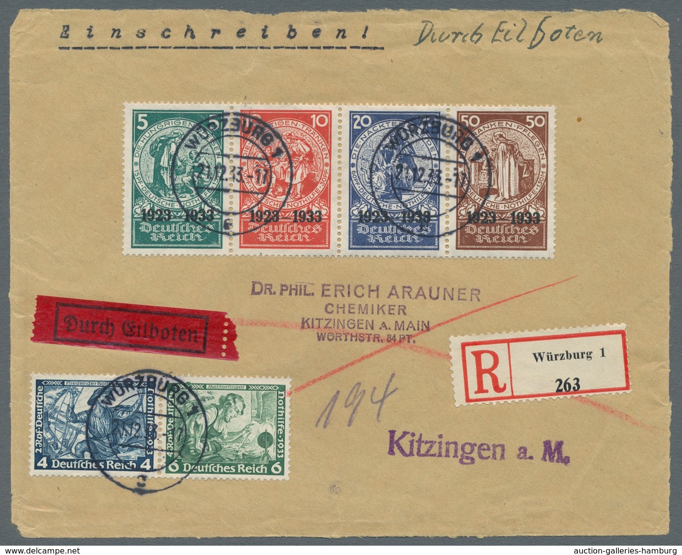 Deutsches Reich - 3. Reich: 1933-1945, Nach Vordruck Komplette, Meist Sauber Gestempelte Sammlung. W - Nuevos