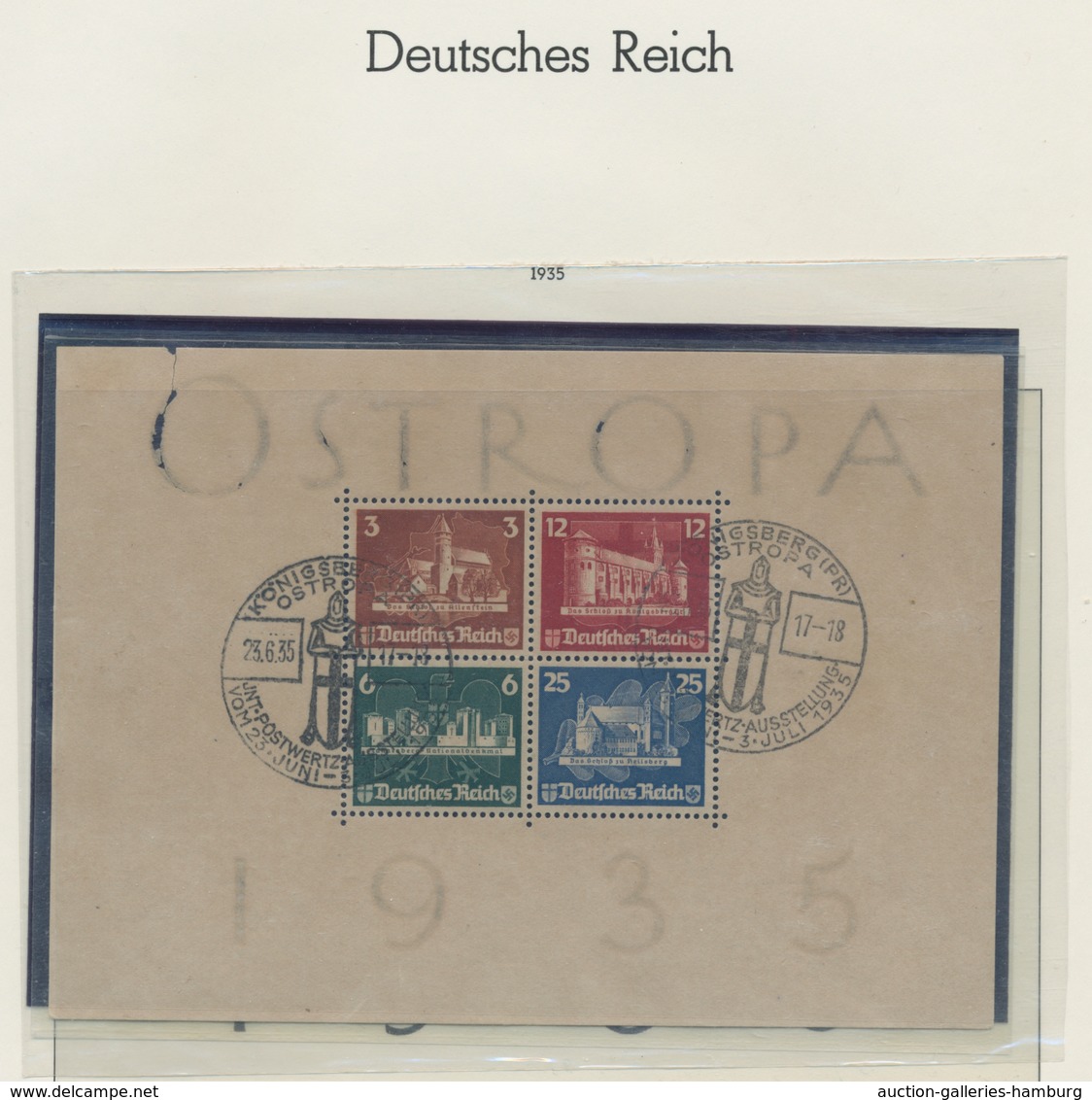 Deutsches Reich - 3. Reich: 1933-1945, Interessante, Gestempelte Sammlung Im Leuchtturm Album, Dabei - Nuevos