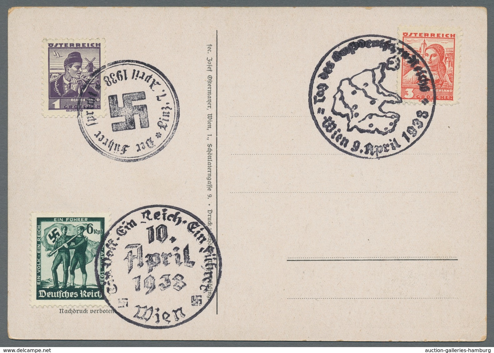 Deutsches Reich - 3. Reich: 1934-1945, Sammlung Von 52 Belegen In Einem Album Mit U.a. Einigen Besse - Unused Stamps