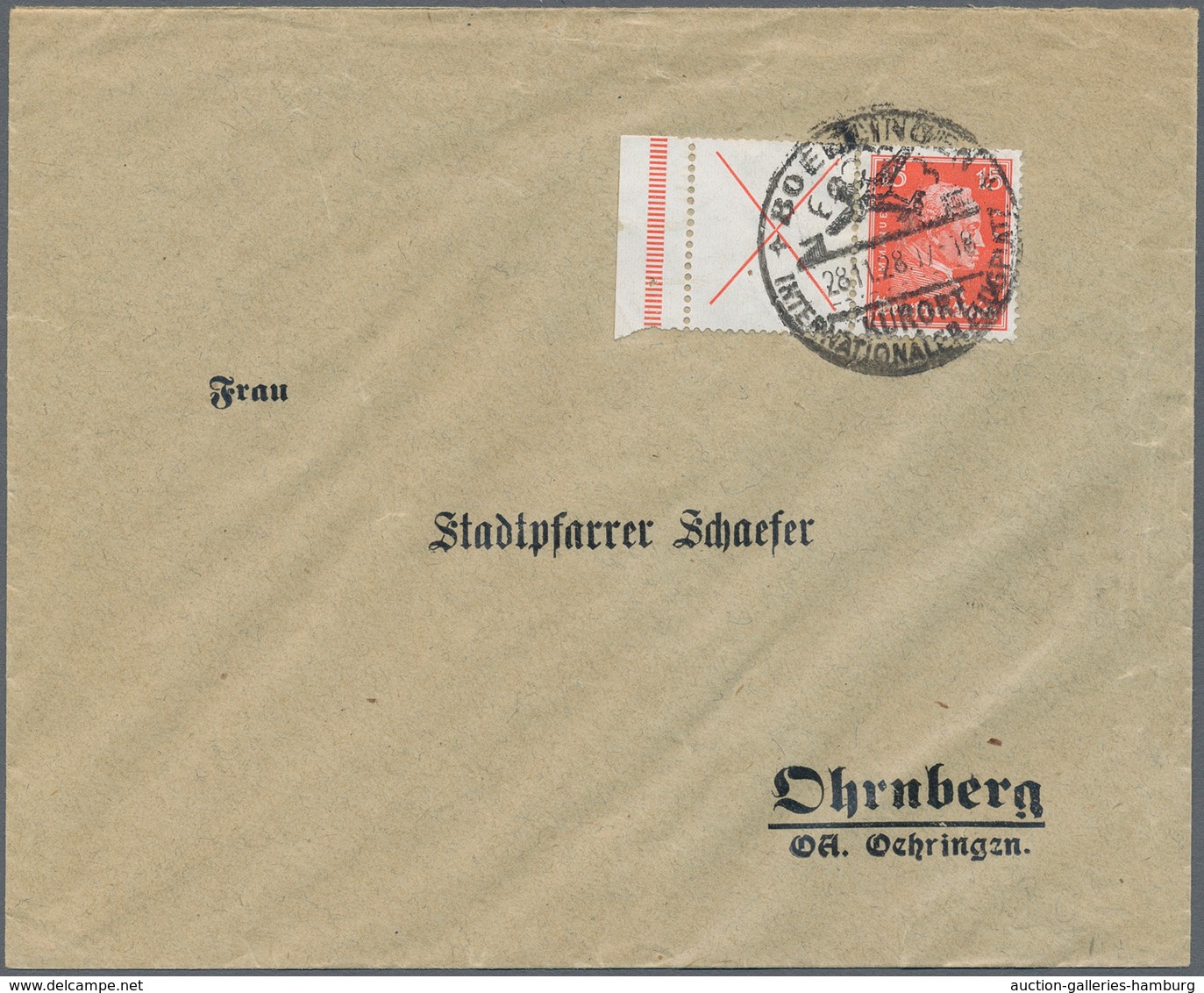 Deutsches Reich - Zusammendrucke: 1926/1933, Lot Von Drei Briefen: W 23 Und W 24.1 Je Als Portogerec - Se-Tenant
