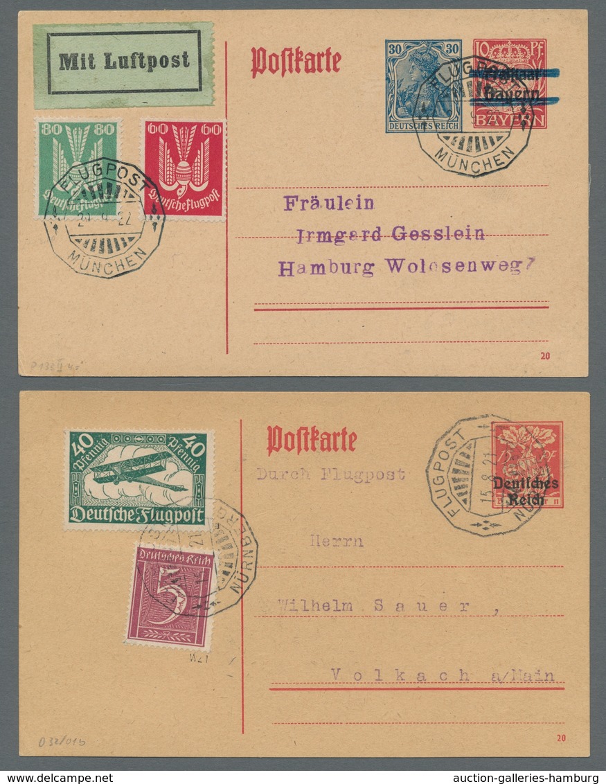 Deutsches Reich - Ganzsachen: 1879-1941, Partie Von über 120 Gebrauchten Und Ungebrauchten Ganzsache - Otros & Sin Clasificación