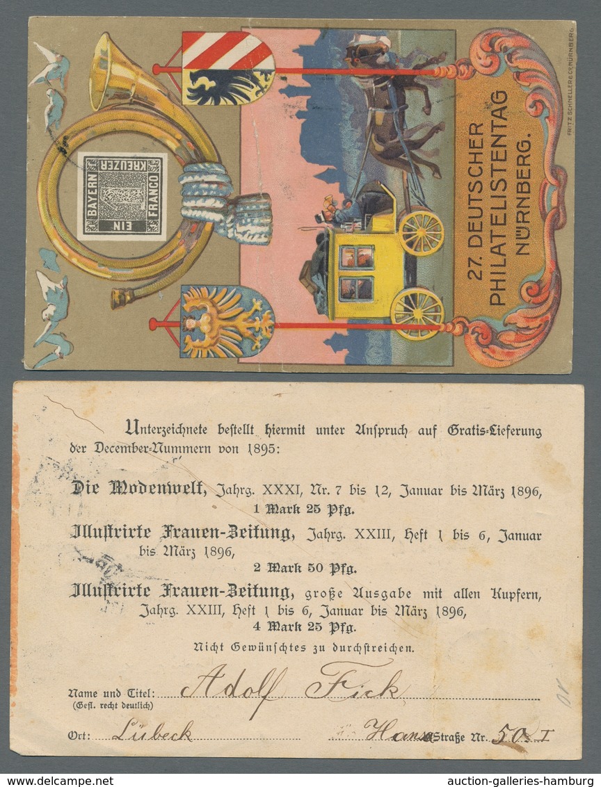 Deutsches Reich - Ganzsachen: 1879-1941, Partie Von über 120 Gebrauchten Und Ungebrauchten Ganzsache - Otros & Sin Clasificación