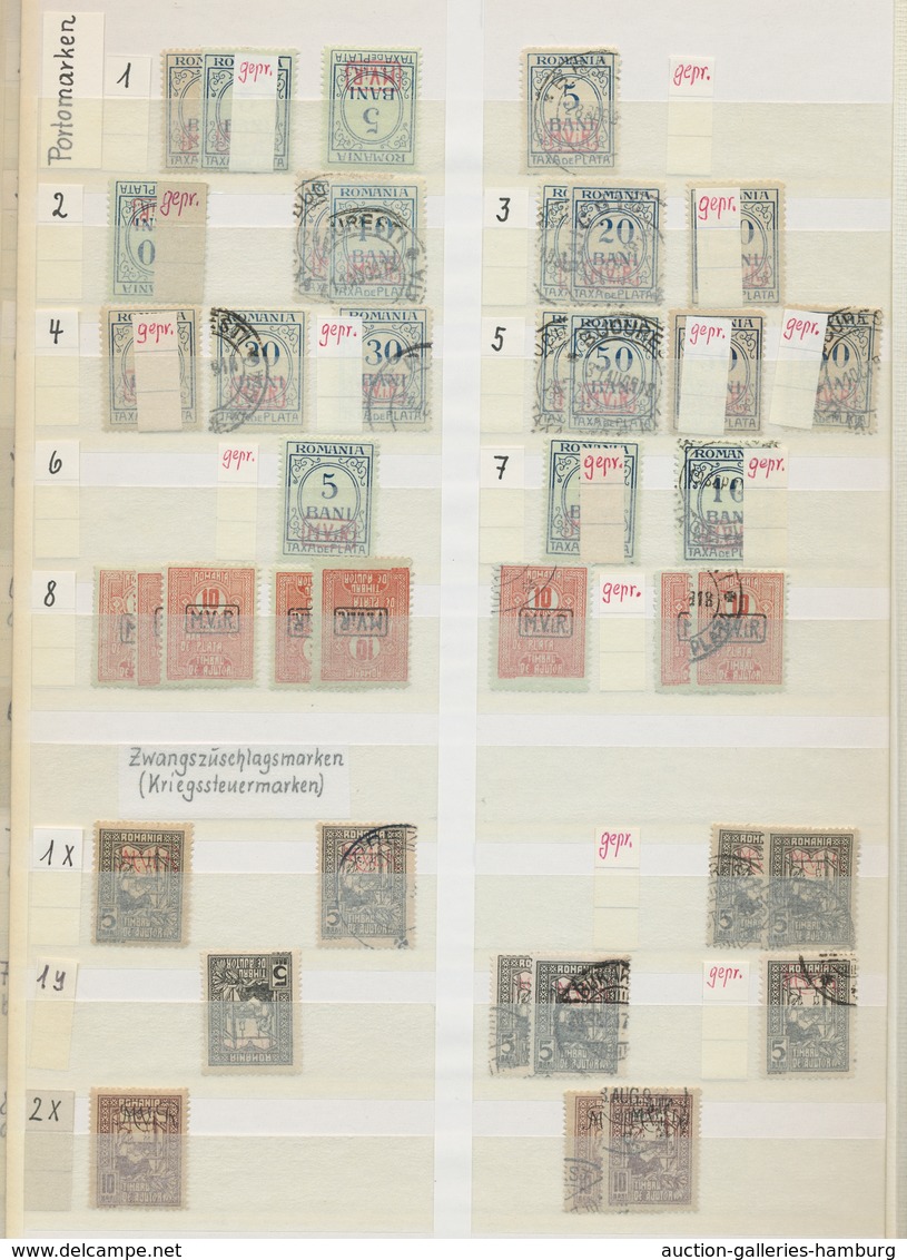 Deutschland - Nebengebiete: 1903-1942, Besserer Bestand In Einem Dicken Einsteckbuch Mit Deutscher B - Colecciones