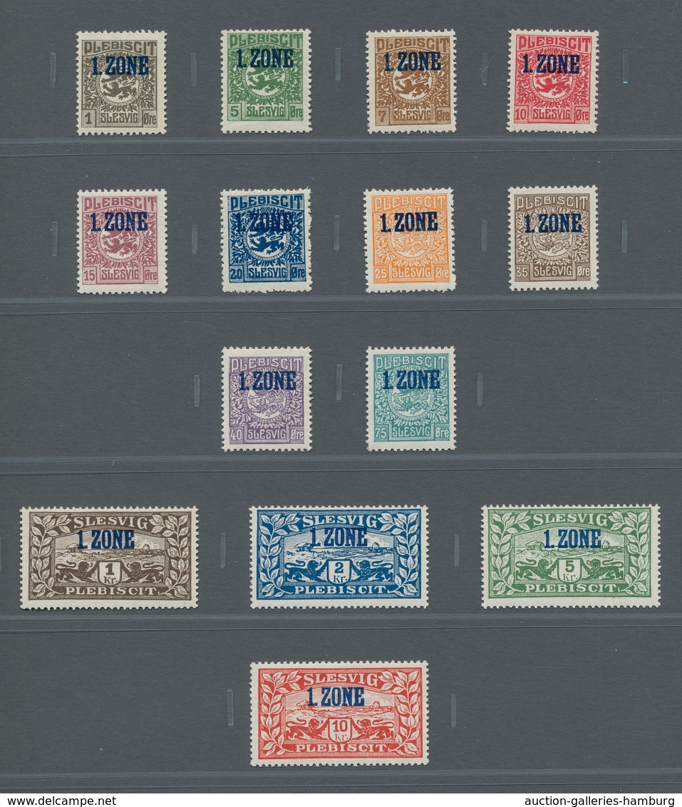 Deutsche Besetzung I. WK: 1917/ 1920 Postfrisch U. Gestempelte Sammlung Mit Besseren Ausg. Ua. Bes. - Ocupación 1914 – 18