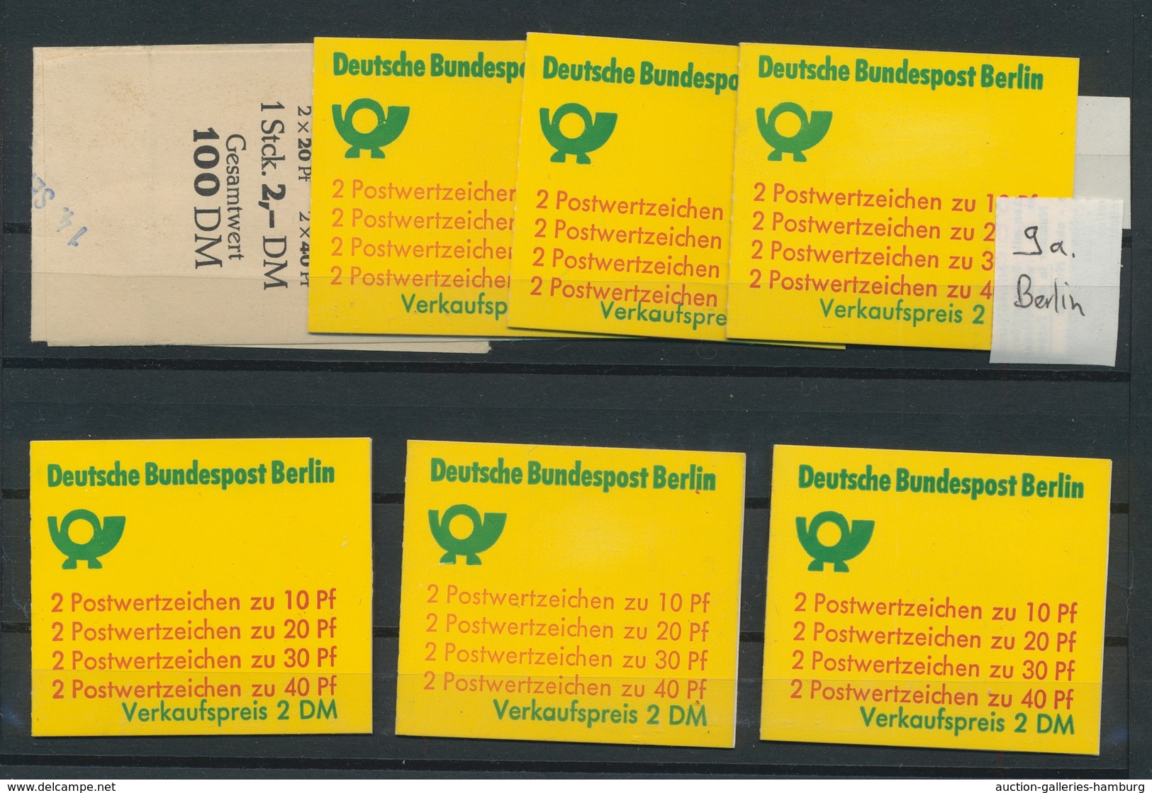 Berlin - Markenheftchen: 1970-74, Partie Von 15 Postfrischen In überwiegend Guter Erhaltung: MH 6 B - Booklets