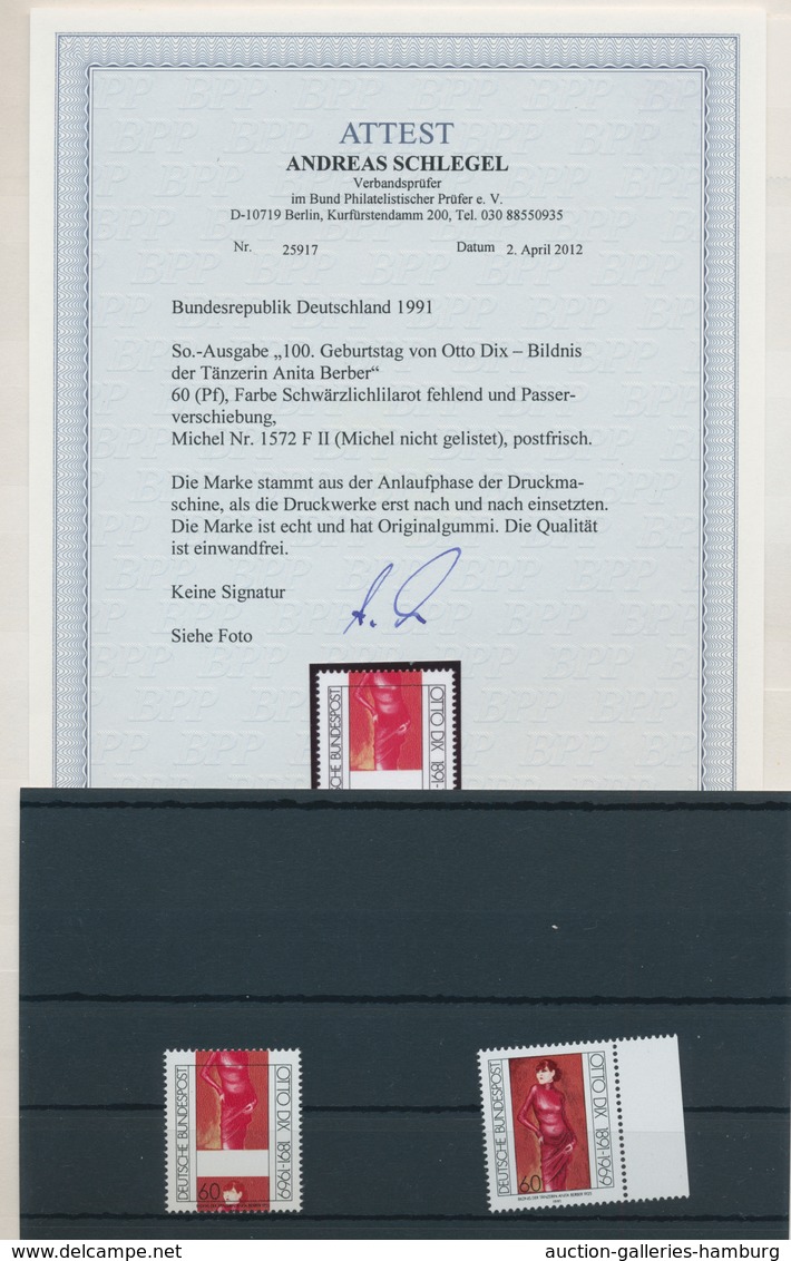 Bundesrepublik Deutschland: 1949-2008, Dublettenpartie In Einem Einsteckbuch Mit Einigen Besonderhei - Cartas & Documentos