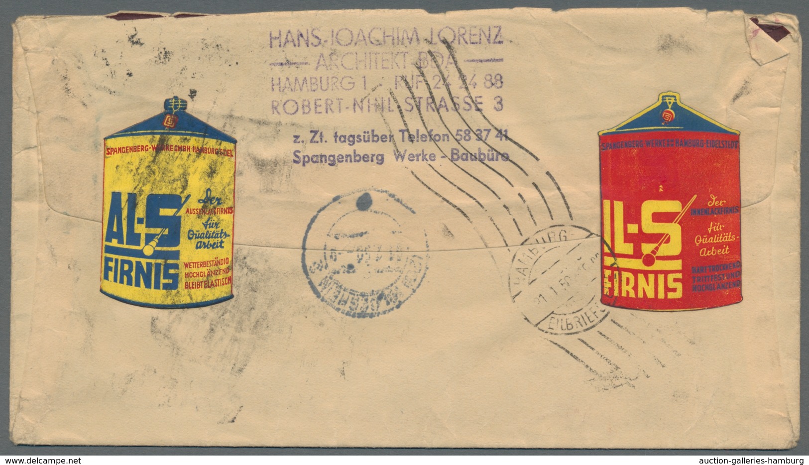Bundesrepublik Deutschland: 1949 - Ca. 1965 Umfangreiche Briefesammlung Mit Vielen Guten Stücken, üb - Cartas & Documentos