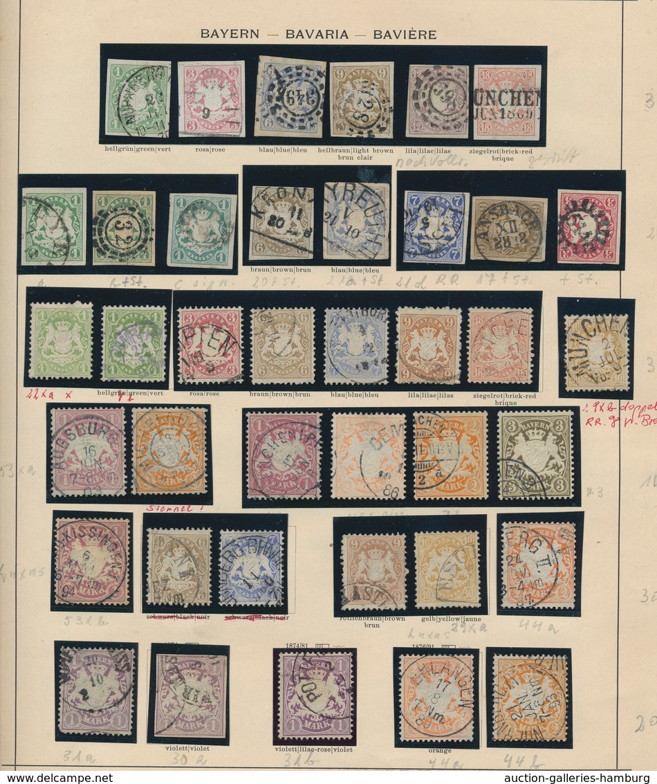 Europa: 1850-1910, Reichhaltige Sammlung Im Alten "Schaubek Permanent-Album, 34. Auflage Von 1912" M - Otros - Europa