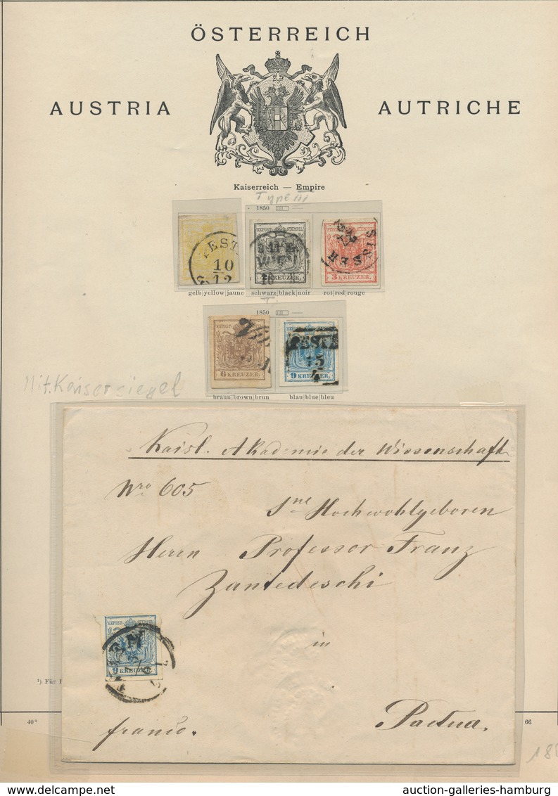 Europa: 1850-1910, reichhaltige Sammlung im alten "Schaubek Permanent-Album, 34. Auflage von 1912" m