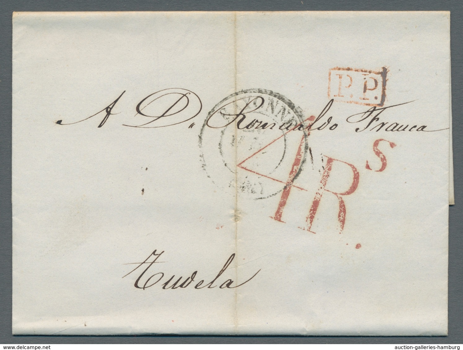 Frankreich - Vorphila: 1823 - 1858, 31 Vorphilatelistische Bzw. Unfrankierte Briefe Aus Frankreich M - 1849-1876: Classic Period