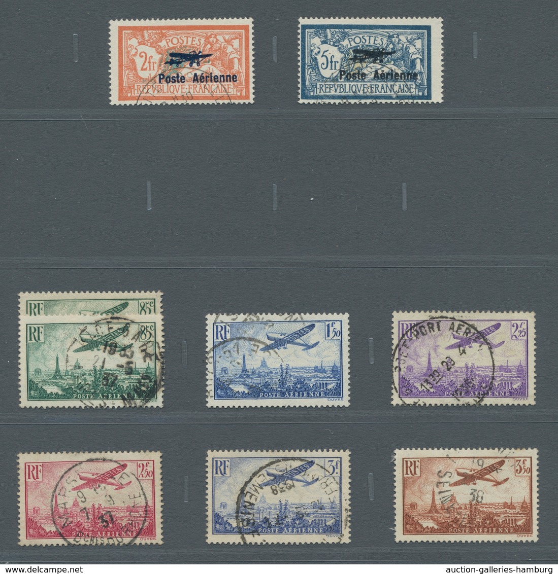 Frankreich: 1849/1989 ca., umfangreiche, nach Vordruck fast kplt. gestempelte Sammlung mit etwas Por