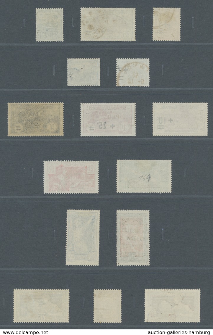 Frankreich: 1849/1989 ca., umfangreiche, nach Vordruck fast kplt. gestempelte Sammlung mit etwas Por