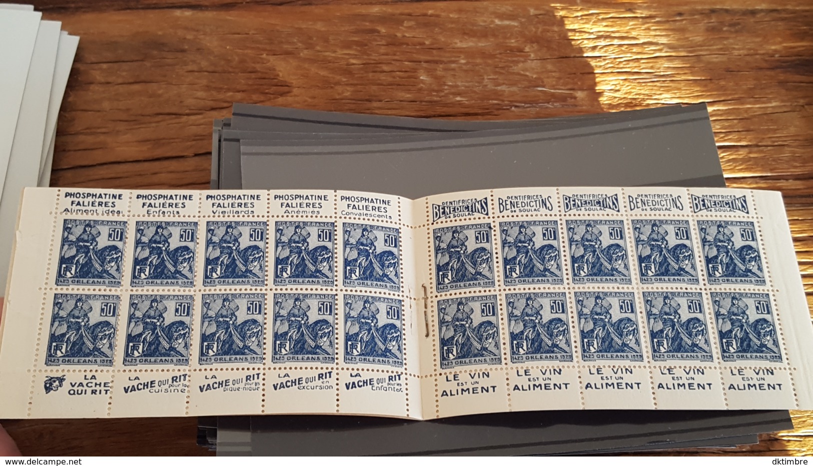 LOT 488715 TIMBRE DE FRANCE NEUF** LUXE CARNET COMPLET N°257A RARE - Autres & Non Classés