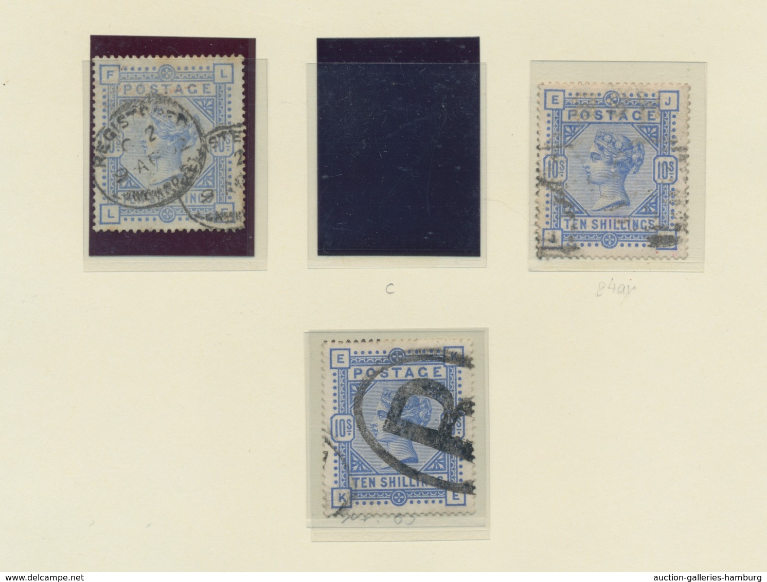 Großbritannien: 1840-1900, exceedingly rich, used specialized collection of the "Queen Victoria" iss