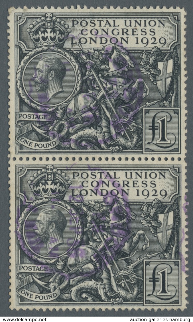 Großbritannien: 1911-1935, George V Period, Special Collection In Used Condition, Presented In A Sel - Otros & Sin Clasificación