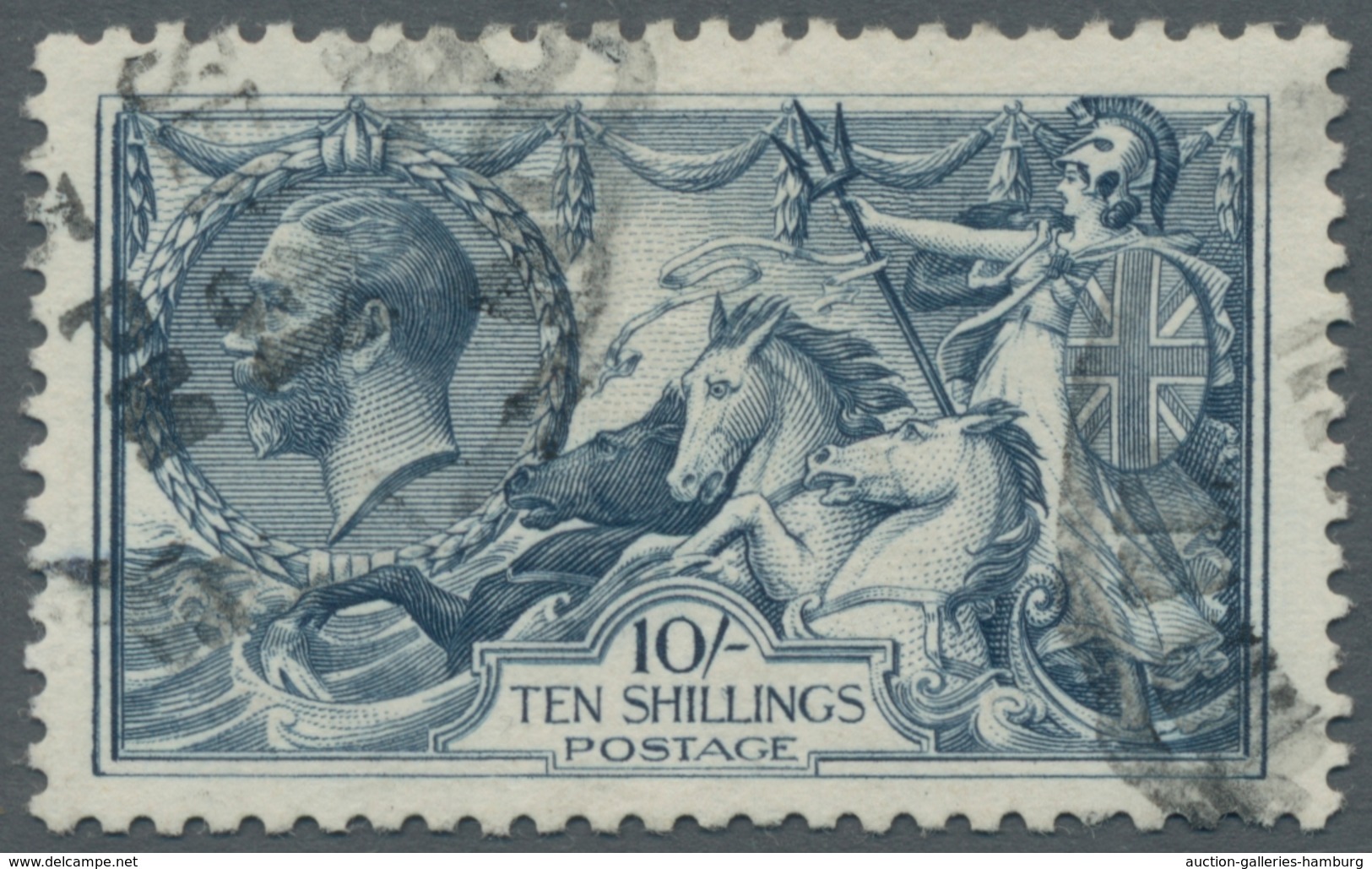 Großbritannien: 1911-1935, George V period, special collection in used condition, presented in a sel