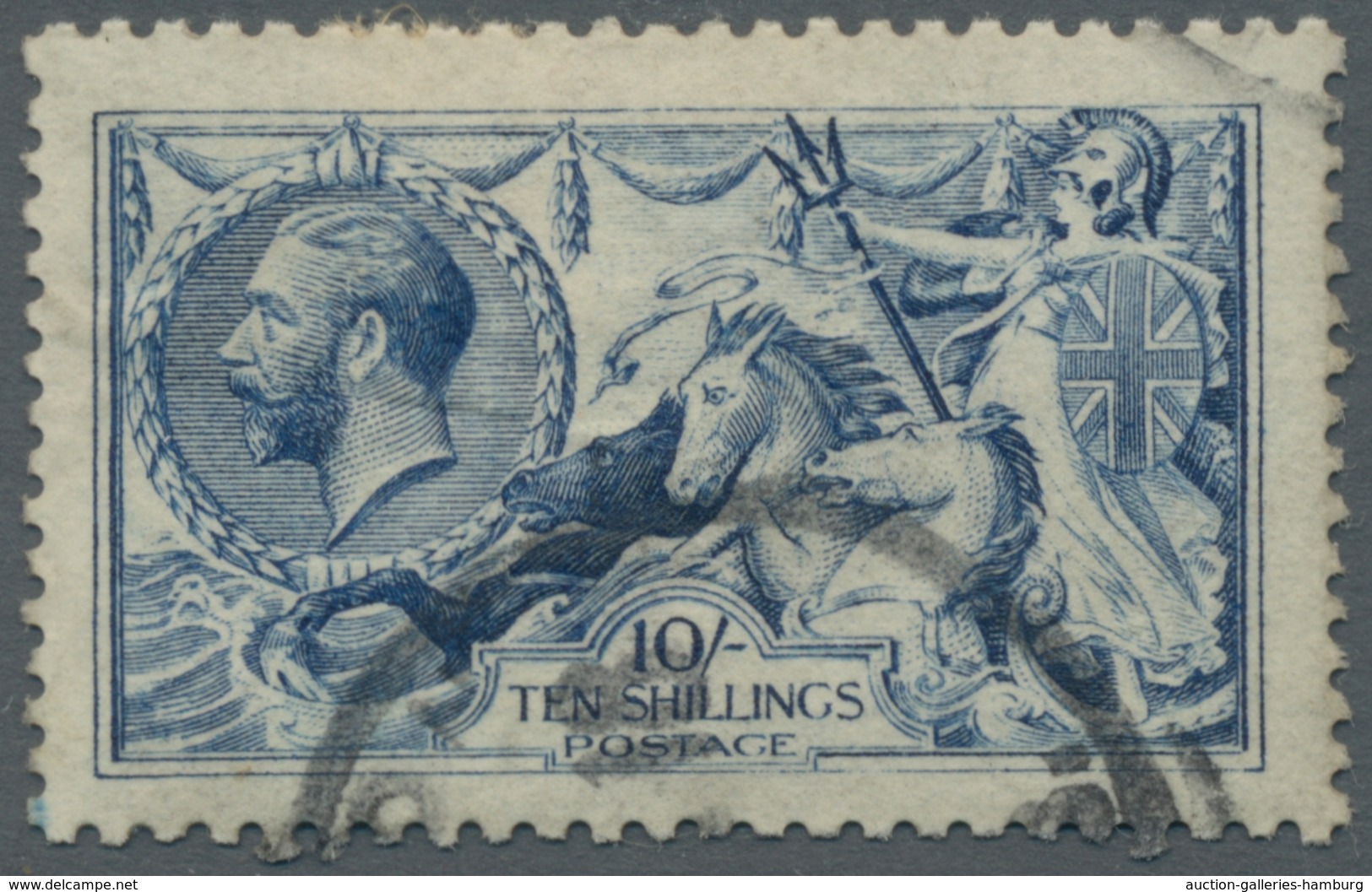 Großbritannien: 1911-1935, George V period, special collection in used condition, presented in a sel