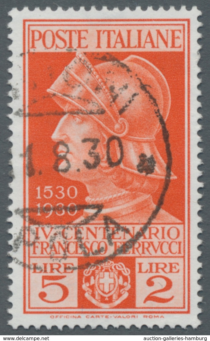 Italien: 1860 - 1979, Very Fine Collection Housed On Four Leaves Album, With Several Better Items An - Marcofilía