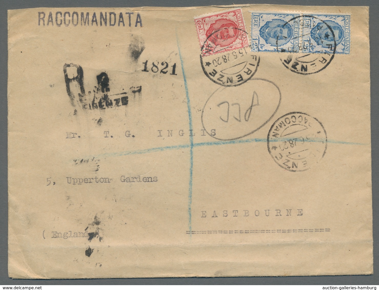 Italien: 1844-1954, Partie von 37 Belegen mit u.a. Vorphila, Auslandsdestinationen, Bedarf, FDC und