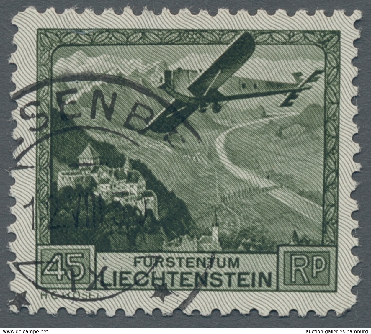 Liechtenstein: 1921/1989 ca. sauber gestempelte Sammlung mit vielen guten u. seltenen Ausgaben, ua.