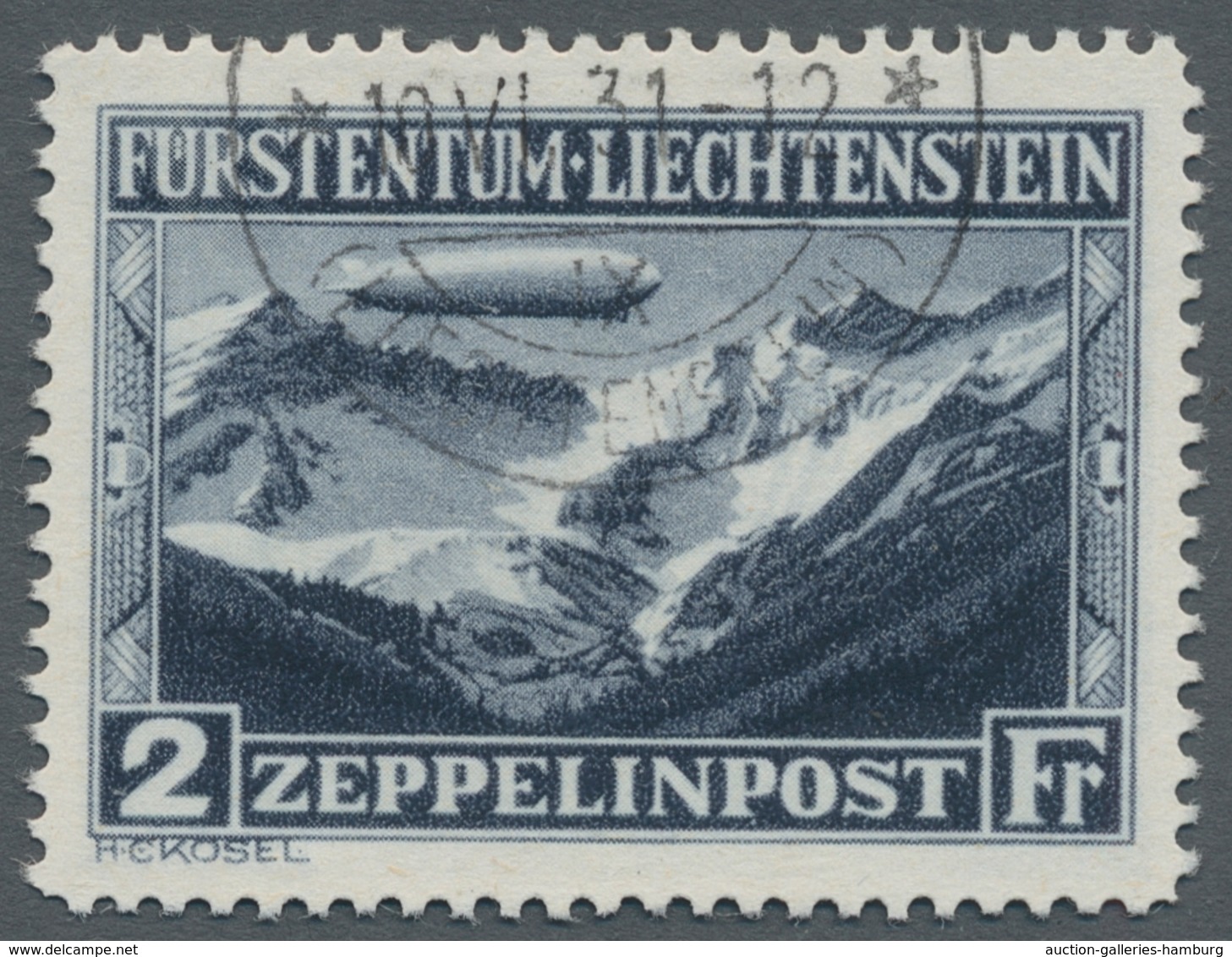 Liechtenstein: 1921/1989 ca. sauber gestempelte Sammlung mit vielen guten u. seltenen Ausgaben, ua.