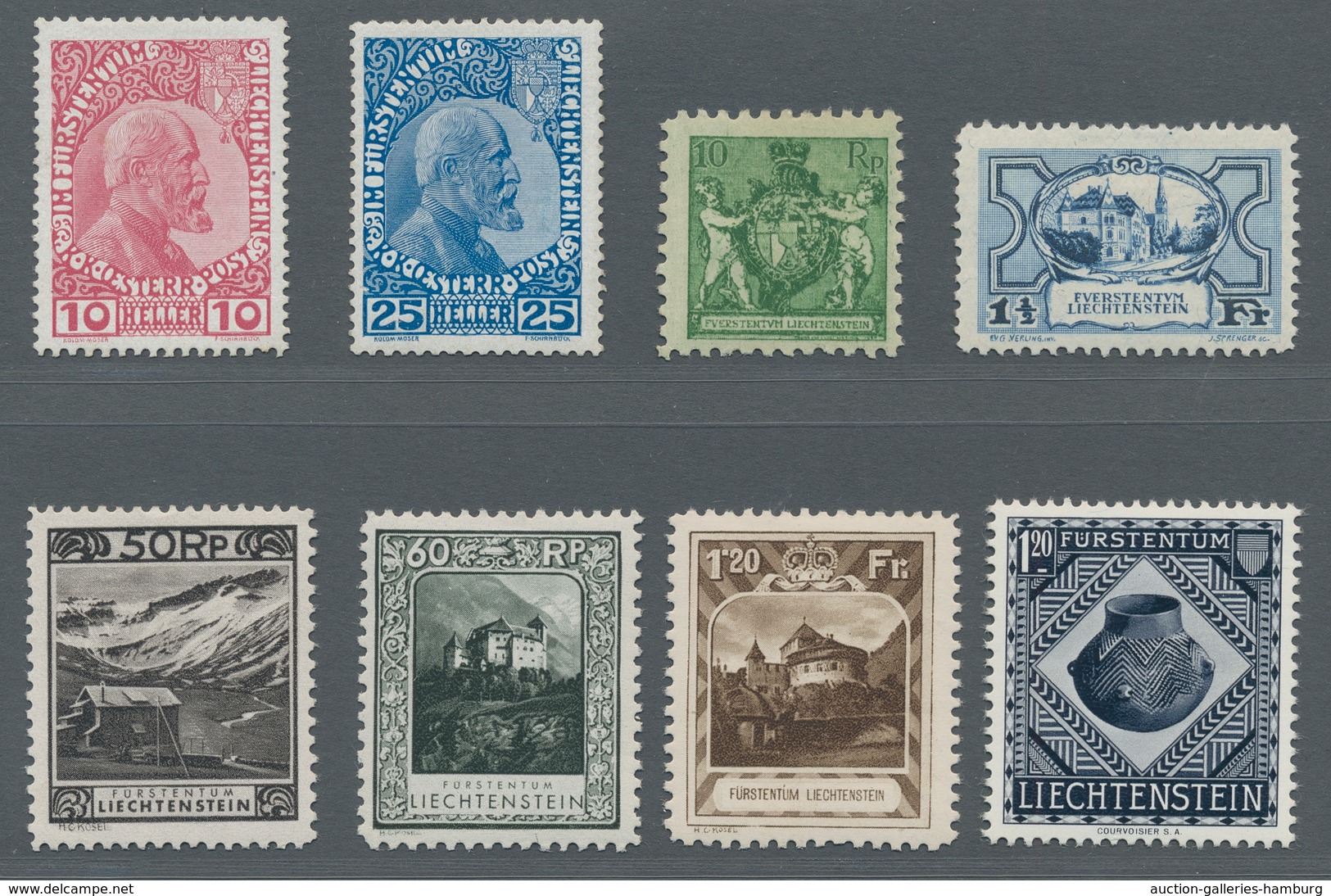 Liechtenstein: 1912-1962, Sehr Gehaltvolle Partie Ungebraucht/postfrisch Mit Vielen Guten Und Besser - Used Stamps