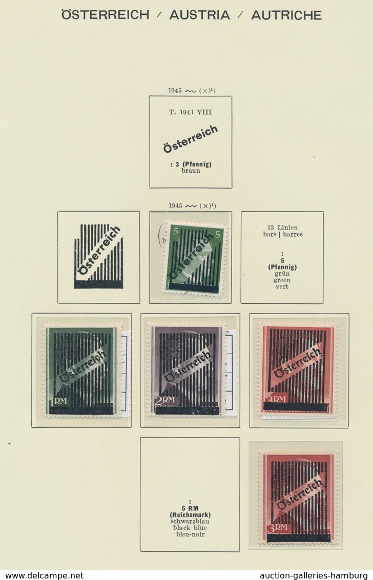 Österreich: 1850-1977, Sammlung Ab Der Klassik In 2 Schaubek-Vordruckalben Mit U.a. Diversem älterem - Cartas & Documentos