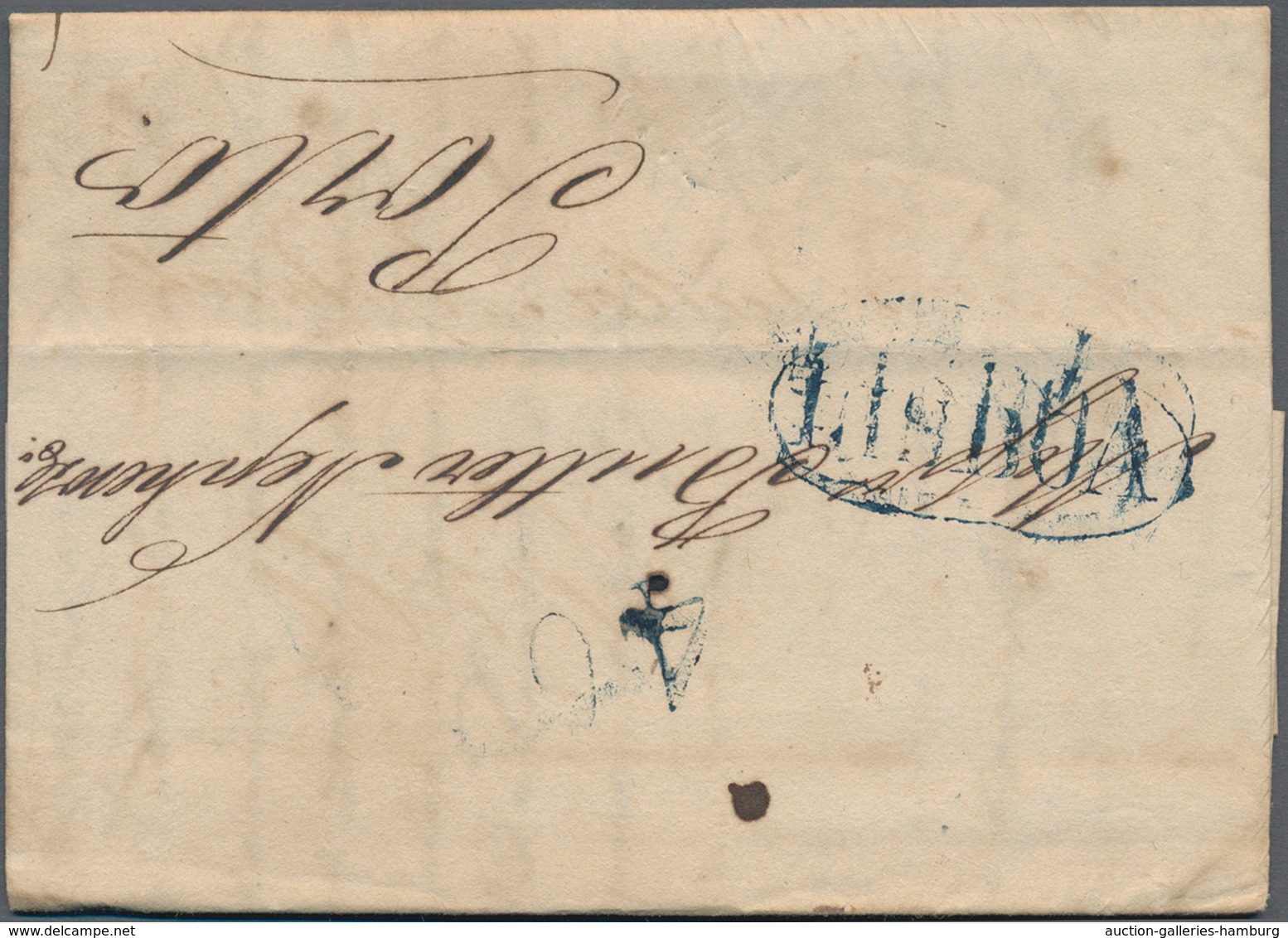 Portugal - Vorphila: 1832/1846, 20 Pre Philatelic Letters, Mostly Sent From Lissabon. One From Londo - ...-1853 Prefilatelia