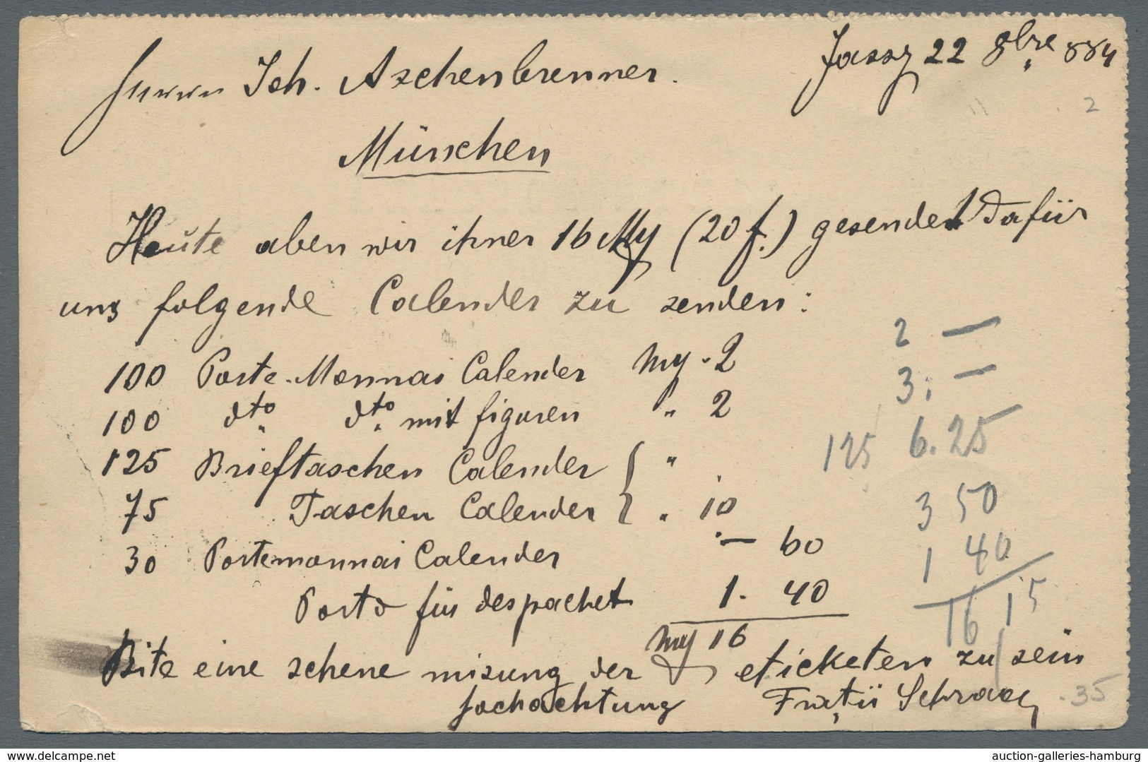 Rumänien: 1872-1880, Zehn Belege Mit Den Verschiedenen Ausgaben Von Fürst Karl I. Im Kreis, überwieg - Usado