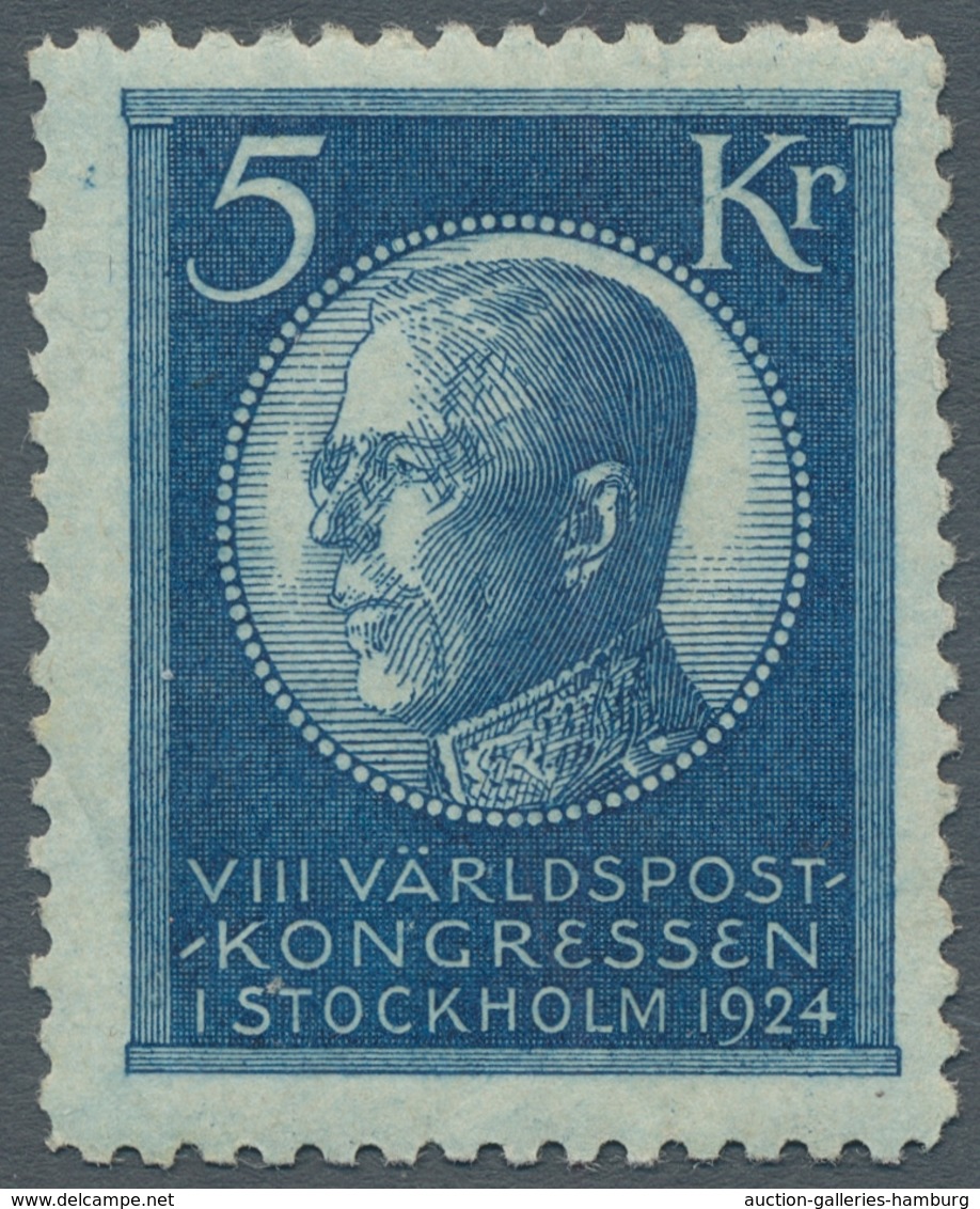 Schweden: 1855-1936, gestempelte bzw. ungebrauchte Sammlung im SAFE-dual-Vordruckalbum, anfangs komp
