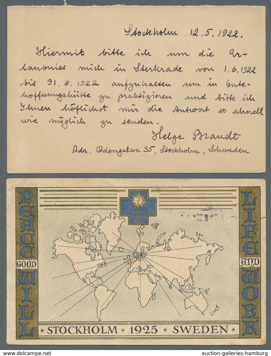 Schweden - Ganzsachen: 1872-1988, in den Hauptnummern komplette Sammlung aller Postkarten, teilweise