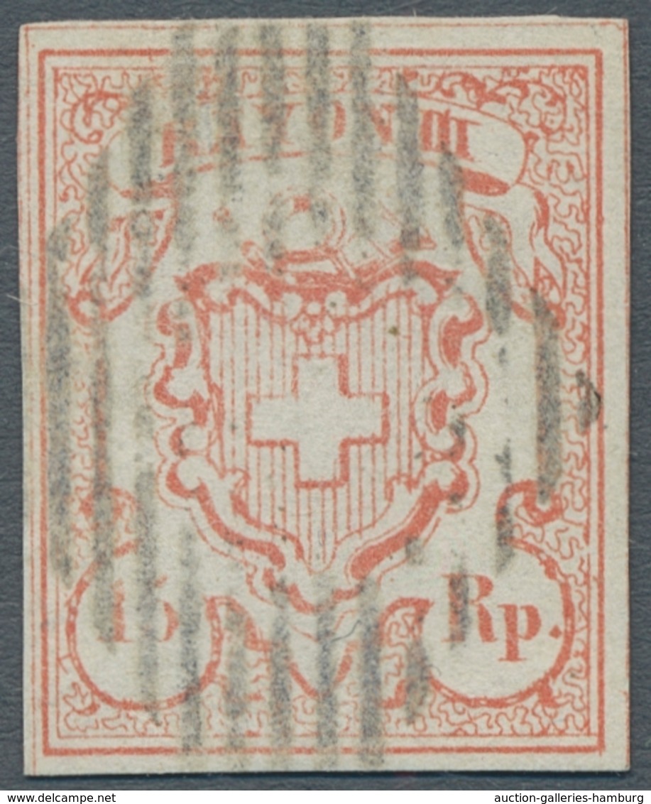 Schweiz: 1847-1970, Inhaltsreiche überwiegend Gestempelte Sammlung Im Leuchtturm-Vordruckalbum, Anfa - Usados