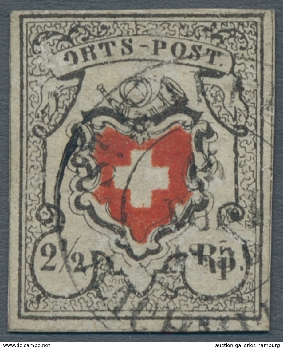 Schweiz: 1847-1970, inhaltsreiche überwiegend gestempelte Sammlung im Leuchtturm-Vordruckalbum, anfa