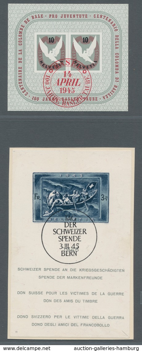 Schweiz: 1850/1987 ca., große gestempelte Sammlung mit einer Winterthur u. einige erste Ausgaben der