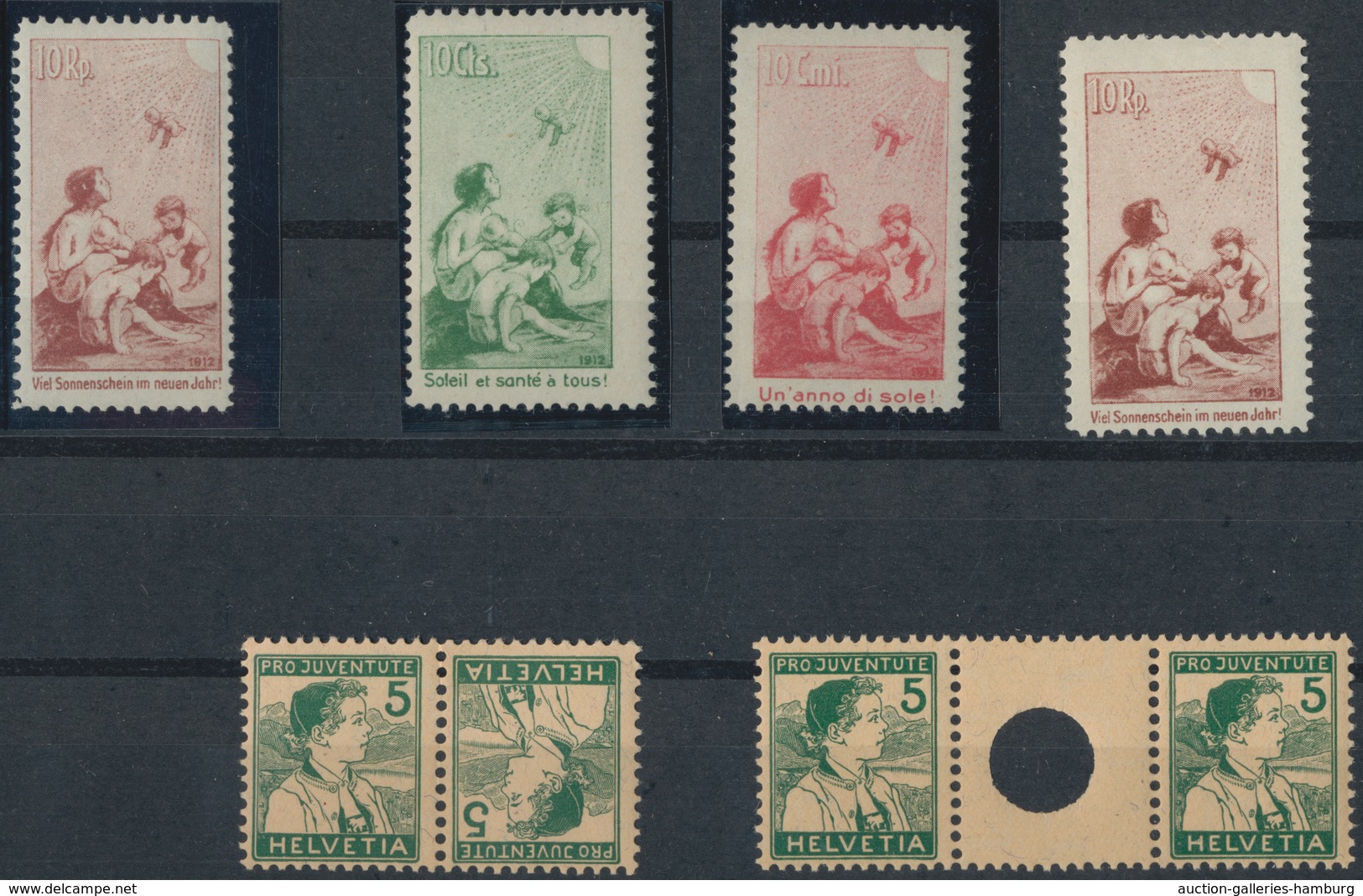 Schweiz: 1912/1985, PRO JUVENTUTE, Postfrische Sammlung Ab Vorläufern Augenscheinlich Komplett Plus - Usados