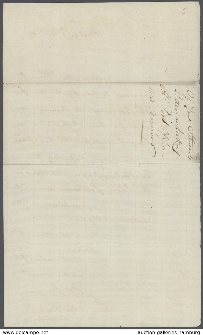 Spanien - Vorphila: 1798 Two Letter Contents (without The Address) Regarding THE OPENING OF A POST O - ...-1850 Prefilatelia