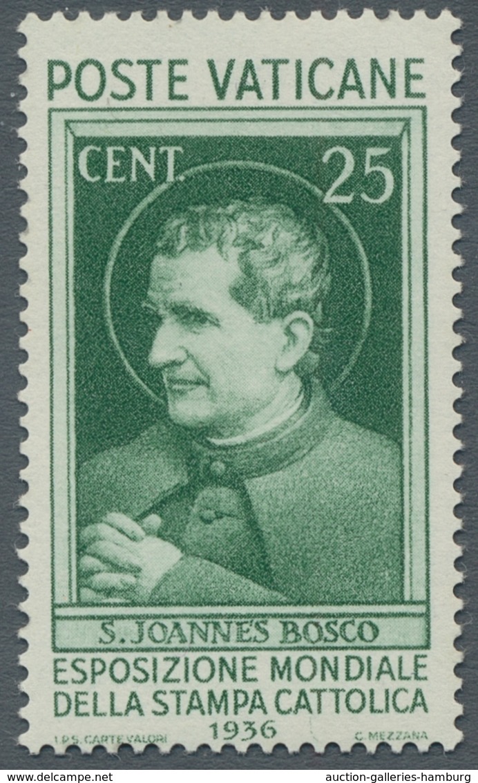 Vatikan: 1929-1987ca, kplt. postfrische Sammlung mit Paket-u.Portomarken in 2 Safe Alben plus 5 Jahr