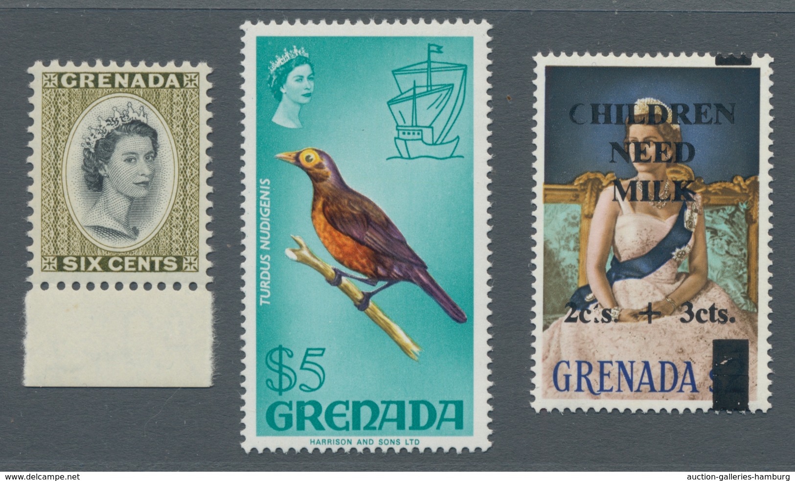 Grenada: 1953-1973, Practically Complete Collection Including SG No. 218, Superb Quality MNH On A Se - Granada (...-1974)