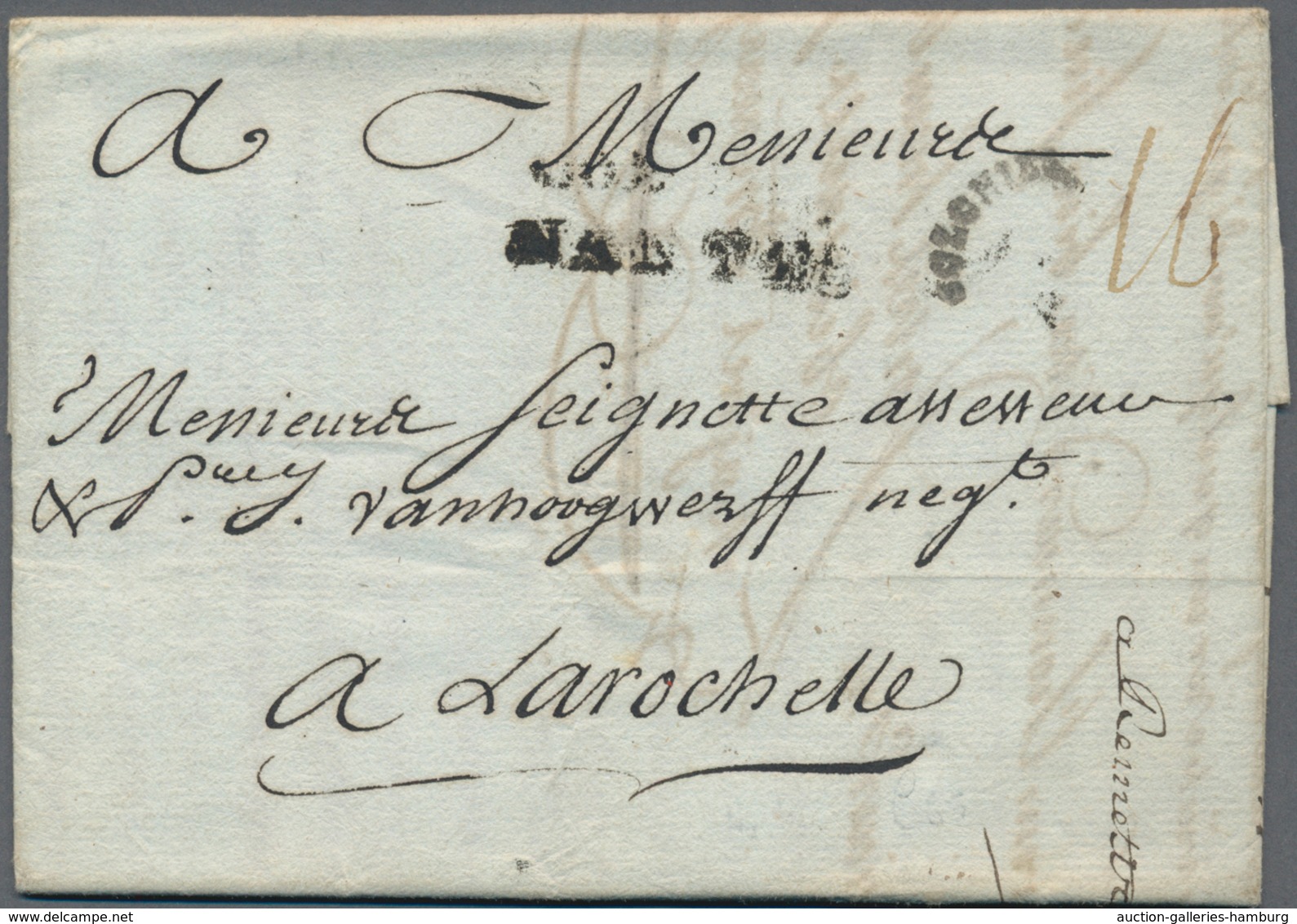 Haiti: 1770/1791, Five Letter From PORT AU PRINCE; CAP (2) And ST. MARC (2) To France With French La - Haiti